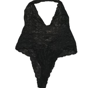 Adore Me Black Lace Teddy